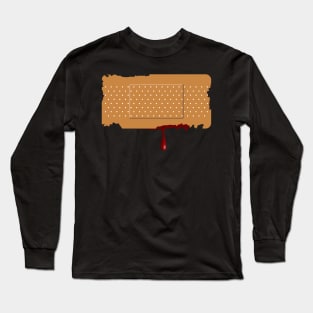 Band-Aid Blood Dripping Sticker Long Sleeve T-Shirt